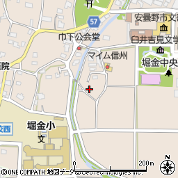 長野県安曇野市堀金烏川2844-6周辺の地図