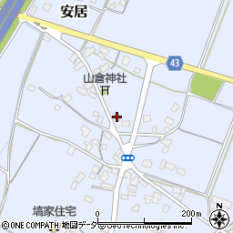 茨城県笠間市安居1899周辺の地図