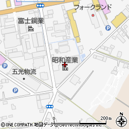 昭和産業株式会社　第２工場周辺の地図