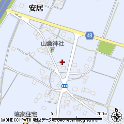 茨城県笠間市安居1896周辺の地図