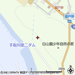 石川県白山市瀬戸ワ周辺の地図