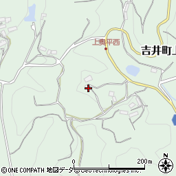 群馬県高崎市吉井町上奥平乙周辺の地図