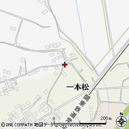 茨城県筑西市一本松1112周辺の地図