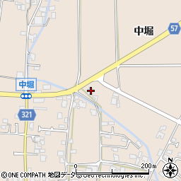長野県安曇野市堀金烏川3847周辺の地図