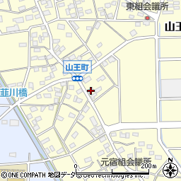 群馬県伊勢崎市山王町662周辺の地図