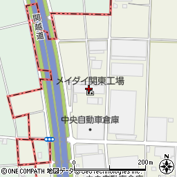 メイダイ関東工場周辺の地図