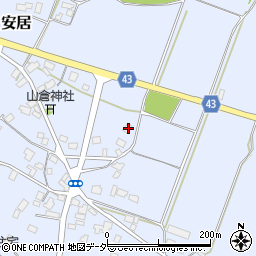 茨城県笠間市安居3677周辺の地図