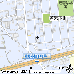 栃木県佐野市若宮下町10周辺の地図