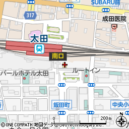 デイリーヤマザキ太田駅南口店周辺の地図