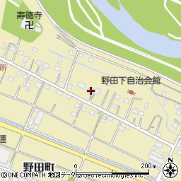 栃木県足利市野田町1402周辺の地図