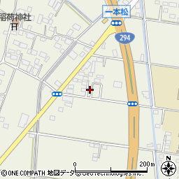茨城県筑西市一本松479周辺の地図
