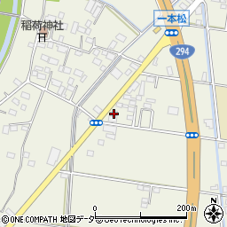 茨城県筑西市一本松476-5周辺の地図