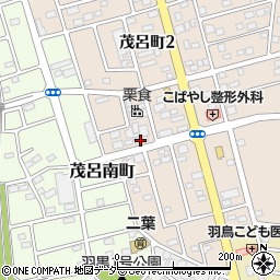株式会社栗食　本社工場周辺の地図