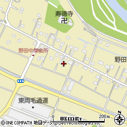 栃木県足利市野田町1368周辺の地図