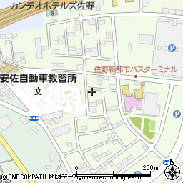 栃木県佐野市越名町2053-7周辺の地図