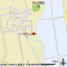 石川県加賀市二ツ屋町と周辺の地図