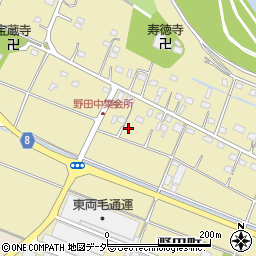 栃木県足利市野田町1372周辺の地図