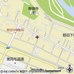 栃木県足利市野田町1368-1周辺の地図