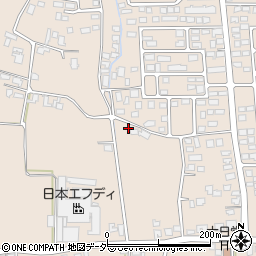 長野県安曇野市豊科本村2169周辺の地図