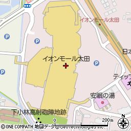 マクドナルドイオンモール太田店周辺の地図