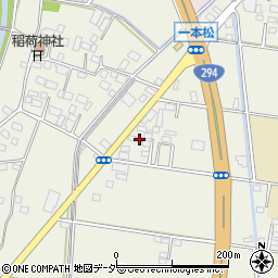 茨城県筑西市一本松477-3周辺の地図