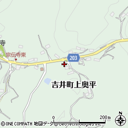 群馬県高崎市吉井町上奥平1439-1周辺の地図