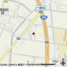 茨城県筑西市一本松480周辺の地図
