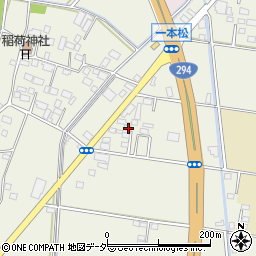 茨城県筑西市一本松478-5周辺の地図