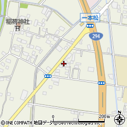 茨城県筑西市一本松477周辺の地図