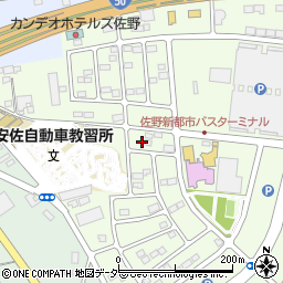 栃木県佐野市越名町2050-6周辺の地図