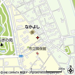 群馬県伊勢崎市山王町1416-1周辺の地図