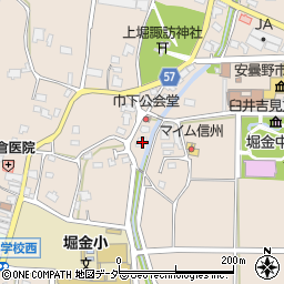 長野県安曇野市堀金烏川2847周辺の地図