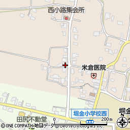 長野県安曇野市堀金烏川2409周辺の地図