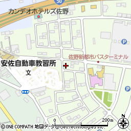 栃木県佐野市越名町2050-7周辺の地図