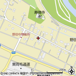 栃木県足利市野田町1371周辺の地図