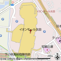 群馬銀行イオンモール太田 ＡＴＭ周辺の地図