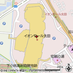 メガネのイタガキイオンモール太田店周辺の地図