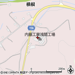 内藤工業浅間工場周辺の地図