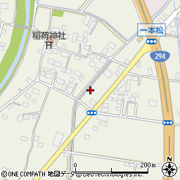 茨城県筑西市一本松1511-2周辺の地図
