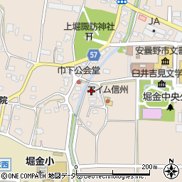 長野県安曇野市堀金烏川2841周辺の地図