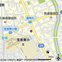ぐんまみらい信用組合太田宝泉支店周辺の地図