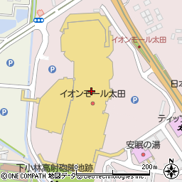 イオンモール太田周辺の地図