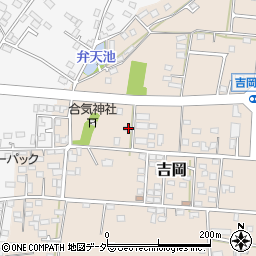 茨城県笠間市吉岡268周辺の地図