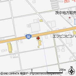 茨城日産下館店周辺の地図