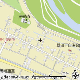栃木県足利市野田町1397周辺の地図