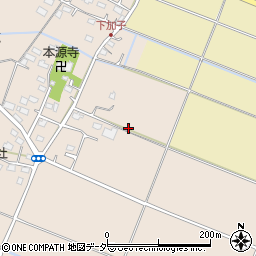 栃木県足利市久保田町周辺の地図
