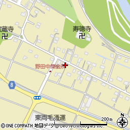 栃木県足利市野田町1373周辺の地図
