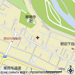 栃木県足利市野田町1396周辺の地図