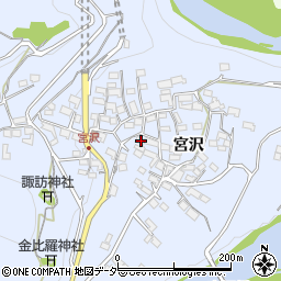 長野県小諸市山浦宮沢周辺の地図