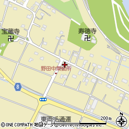 栃木県足利市野田町1374-2周辺の地図